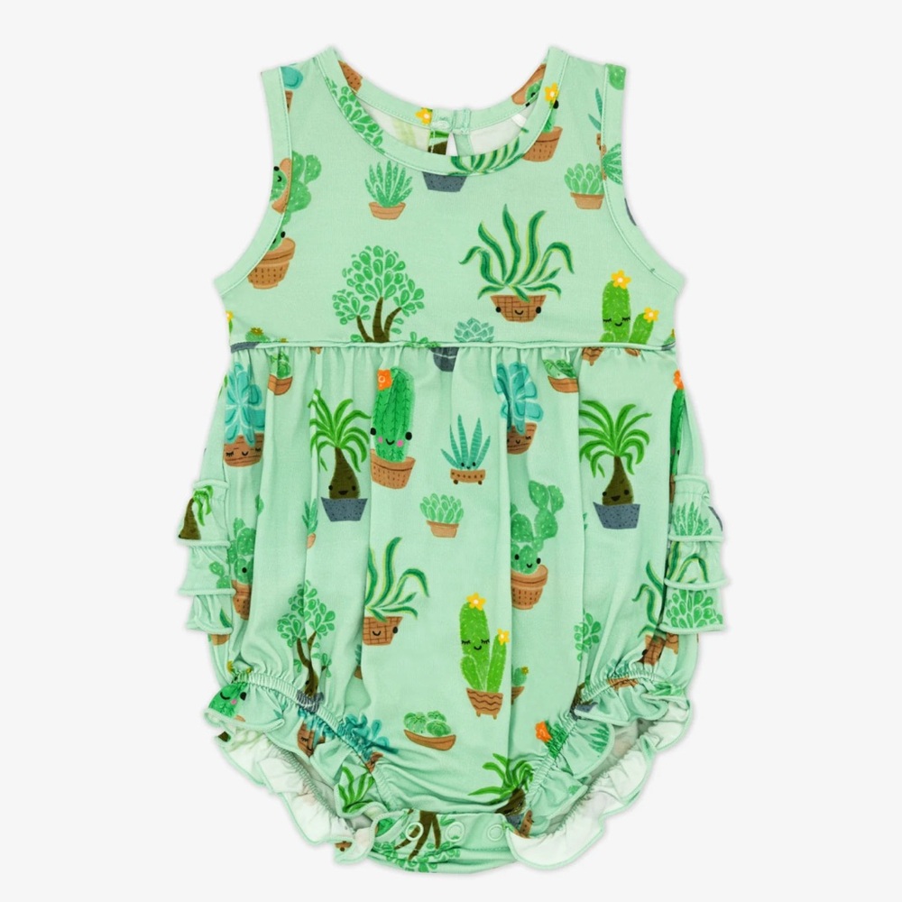 Little Sleepies Play Succulent Love Bubble Romper